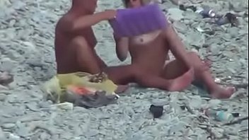 Sexo en publico en la playa